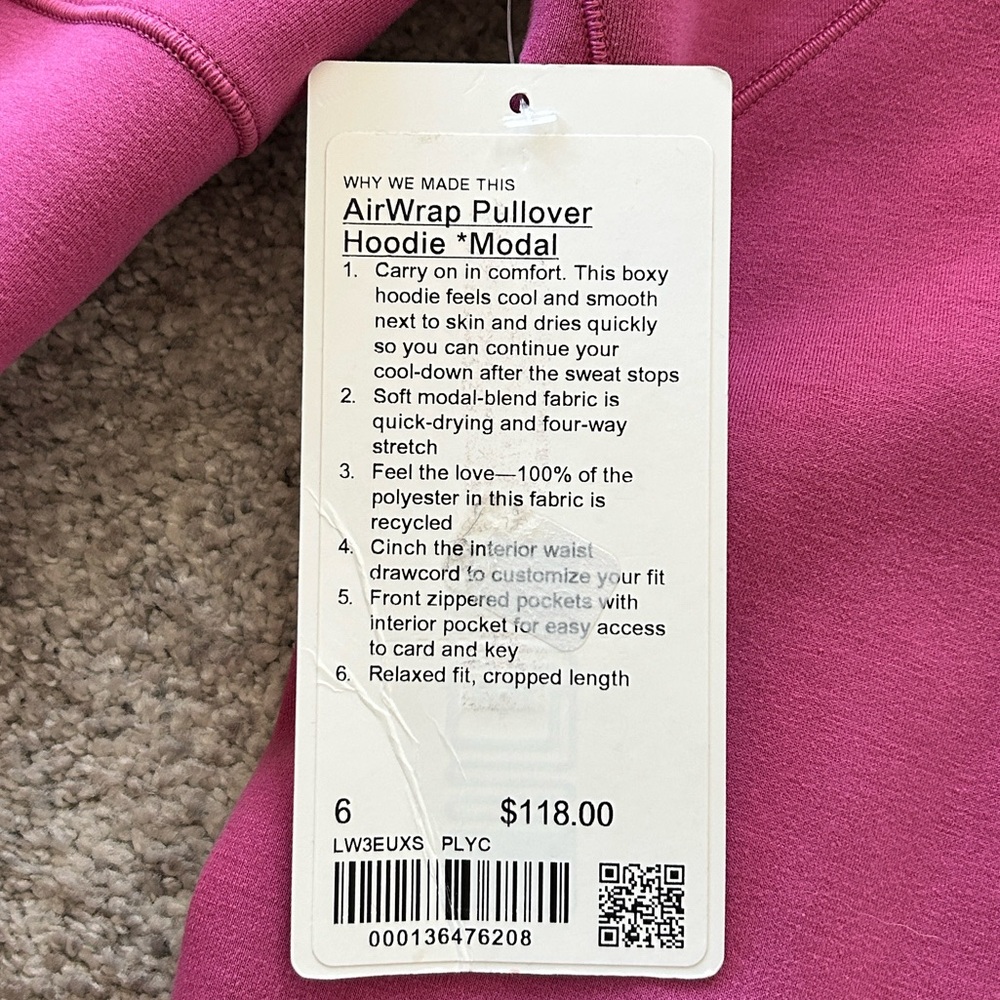 Lululemon AirWrap Pullover Hoodie in Modal - Picture 7 of 10